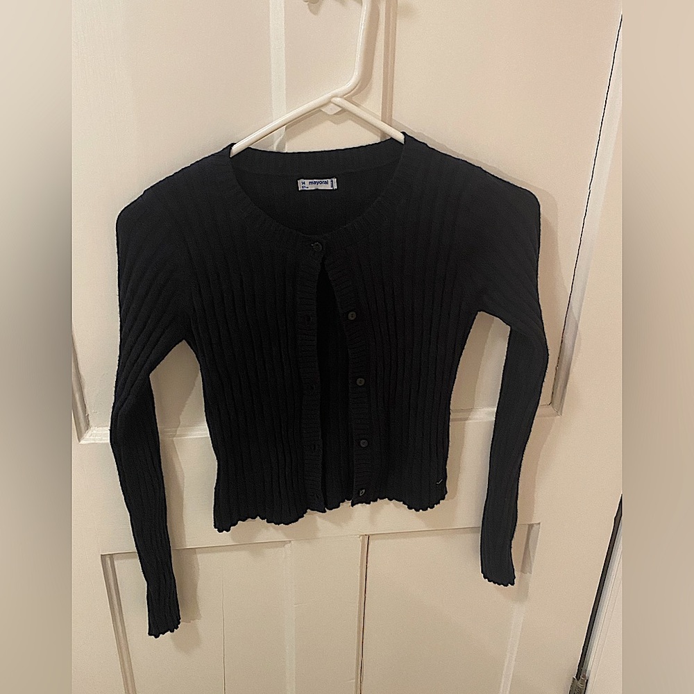 Mayoral black cardigan
